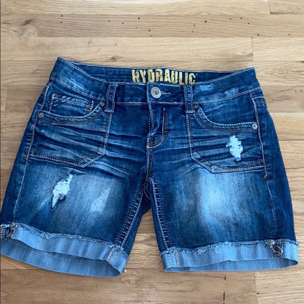 Hydraulic Jean Shorts
